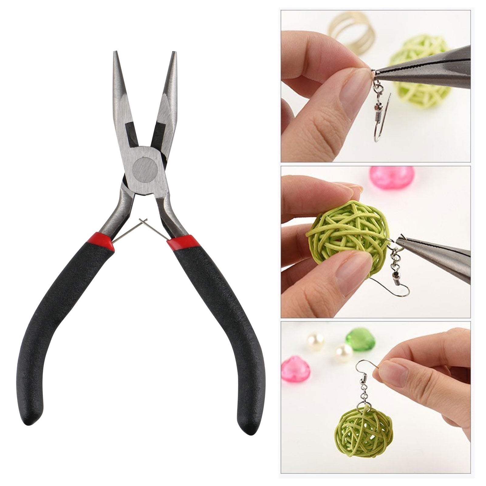 2 Pack Jewelry Making 1203Pcs,Open Jump Rings and Lobster Clasps Jewelry  Findings Kit with Jewelry Pliers, Jewelry Repair Kit 