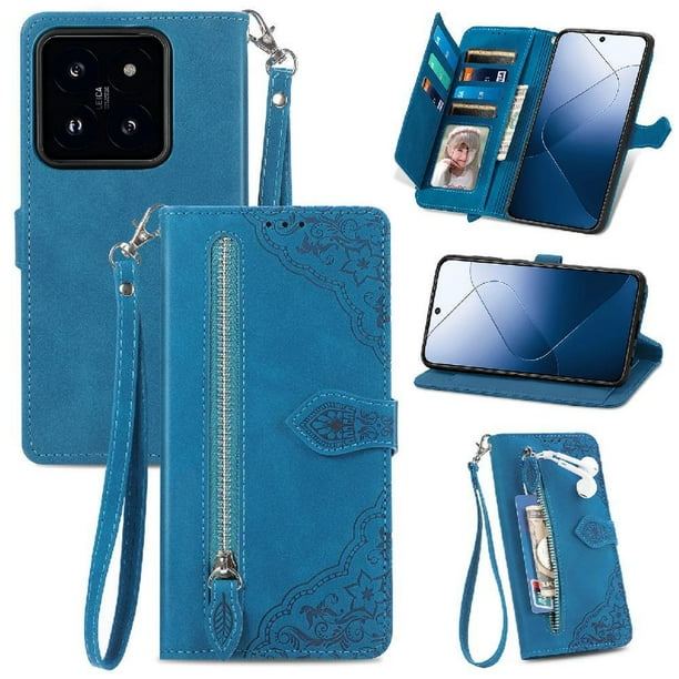 Funda billetera anti-golpes para GANGXUN Xiaomi 14T Pro , ideal para día a día y trabajo