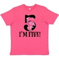 thumbnail image 3 of Inktastic 5th Birthday Flamingo 5 Year Old Girl Youth T-Shirt, 3 of 5