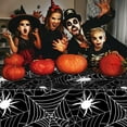thumbnail image 6 of HengDidi Halloween Themed Table Cover: Festive Dining Decor 137x274cm Plastic Reusable Washable for Indoor Outdoor Party, 6 of 6