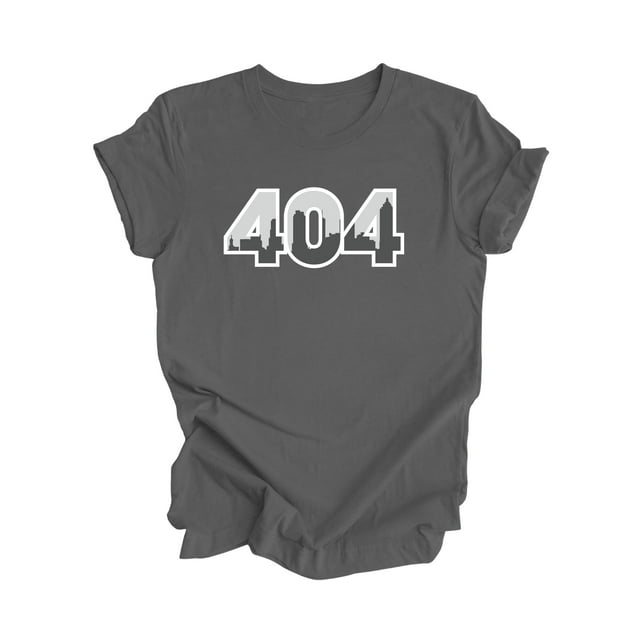 404 Atlanta Georgia USA Area Code City Skyline Gift - Unisex T-Shirt - Inspired X