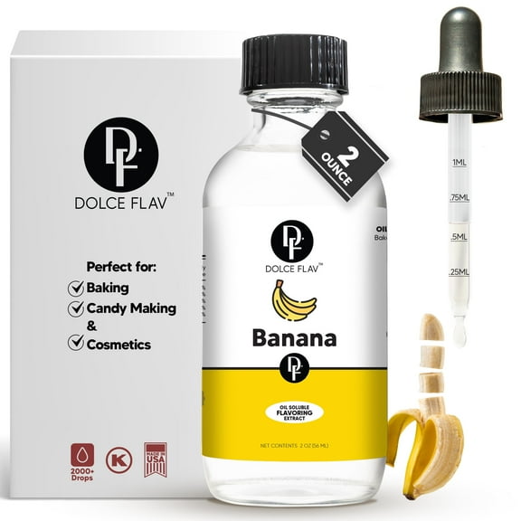 Dolce Flav - Oil Soluble Banana Flavoring 2 oz