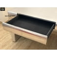 thumbnail image 4 of Nauticalmart Streamline Desk Aviator Table Home Decor with Drawer Aluminium Bed Room Living Room Furniture (44 Inches), 4 of 4