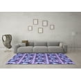 thumbnail image 3 of Ahgly Company Indoor Rectangle Oriental Blue Modern Area Rugs, 6' x 9', 3 of 4