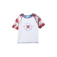 thumbnail image 1 of Vintage Americana Rash Guard Red White Blue Size M, 1 of 1