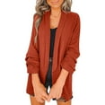 thumbnail image 1 of Femmes Workoffice Costume Couleur Unie Mode Blazer Tempérament Veste Extensible Veste à Simple Poitrine Tunique Confortable Cardigan Bouton vers le Bas Élégant Outwear, 1 of 6