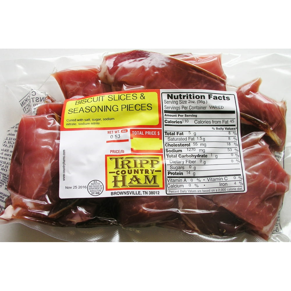 Tripp Country Ham Seasoning Pieces, 0.9 1.76 lb