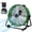 Green, variant on Industrial Fan 24" up to 8800 CFM, High Velocity Fan with 3 Speeds, Heavy Duty Blower Equipped Waterproof Cover, 360° Adjustment, Green