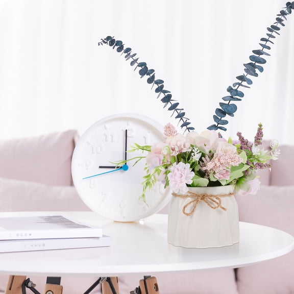Phenofice Faux Plant with Ceramic Pot, Realistic Artificial Flower Decor for Indoor Home and Office Decoration