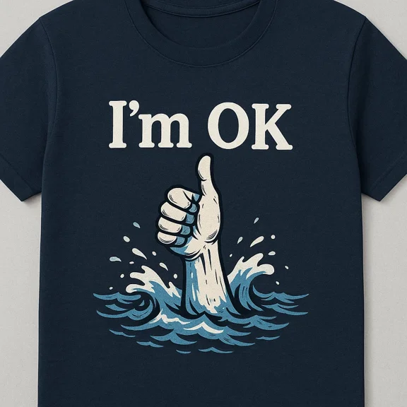 "I'm OK" T-Shirt 100% Cotton