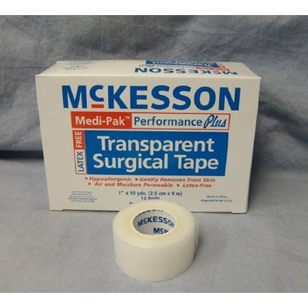 Medi-Pak - Performance Plus - Medical Tape Medi-Pak - Performance Plus 1 Inch X 10 Yard Transparent NonSterile - 12/Box