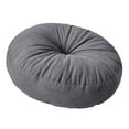 thumbnail image 2 of CoudarTitie Round Floor Pillow Meditation Cushion Decorative Comfortable Floor Cushion Pad for Bedroom Office Balcony Indoor Dark Gray, 2 of 9