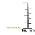thumbnail image 3 of 10k Yellow Gold Genuine Emerald and Diamond Petite Stackable Band, 3 of 5