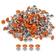 thumbnail image 1 of Unique Bargains 100 Sets Leather Rivets 8mm Double Cap Rivets 8.5mm Height Studs Orange, 1 of 5