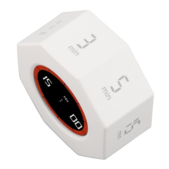 Pomodoro Timer, Flip Timer, Desk Productivity Cube Timer with 1 3 5 15 30 60 90 Minute Presets, Time Management for Classroom Cooking Studying Working