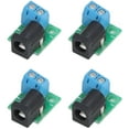 thumbnail image 3 of 5.5x2.1mm Adapter, Brass 1V-36V 1A-5A 4Pcs DC Connector Board Less Resistance  For Monitoring Equipment For Routers, 3 of 8