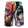 thumbnail image 6 of My Hero Academia Anime Men's Beach Shorts Swim Trunks Casual Quick Dry Board Shorts Swimwear with Mesh Lined and Pockets, 6 of 8
