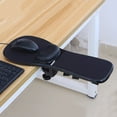 thumbnail image 1 of Lubelski Computer Elbow Arm Rest Support Chair Desk Armrest Home Office Wrist Mouse Pad 52.5x25.3x10.3cm Black, 1 of 7