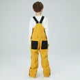 thumbnail image 4 of HCNTES Toddler Kids Snow Bib Overalls Waterproof Adjustable Straps Warm Winter Ski Pants for Outdoor Adventures(A-Yellow,5-6 Years), 4 of 9