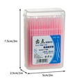 thumbnail image 2 of BadyminCSL 200Pcs Double-Head Toothpicks, Disposable Plastic Toothpicks for Teeth Cleaning, Interdental Brushes Oral Care DentalPicks, 2 of 3