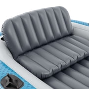 INTEX 66325EP Excursion 5 Inflatable Boat Set w/Oars, Pump, Adjustable Seats & Rod Holders