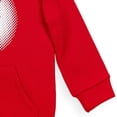 thumbnail image 7 of DC Comics Justice League Big Boys' Fleece Pullover Hoodie The Flash Bright Red, 7 of 7