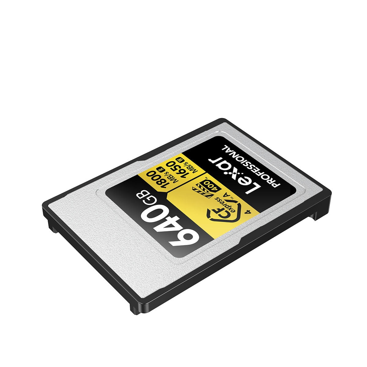 Lexar 640GB Professional GOLD CFexpress 4.0 Type A Memory Card with 1800MB/s Read and 1650MB/s Write