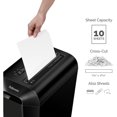 thumbnail image 5 of Fellowes LX65 Non-continuous Cross-cut Shredder, P-4, 10 Per Pass, Black, 5 of 6