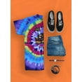 thumbnail image 3 of South Africa Tourism Map. Tie Dye Spiral Men -Image by Shutterstock, Male XX-Large, 3 of 4