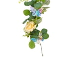 thumbnail image 6 of TISHITA Artificial Eucalyptus Garland with Flowers Greenery Flower Decor Floral Artificial Vines for Wedding Party Table Centerpieces yellow flower, 6 of 8