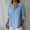 Light Blue, variant on Abomasnow Oversized Blouses for Women Dressy Casual Button Down V Neck Shirts Loose Fit Long Sleeves Tunic Tops Summer Outfits S-3XL