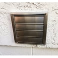 Dryer Vent Cover,100Mm Stainless Steel Wall Vent Grille,Square Ducting