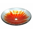 thumbnail image 1 of EB-GS38 Orange Blossom Glass Vessel Sink, 1 of 1