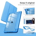 thumbnail image 5 of DTTOCASE Case for iPad Mini 4 5 3 2 1,Clear Slim 7.9 inch Cover- Azure, 5 of 6