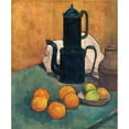 thumbnail image 2 of Emile Bernard 12x14 Black Ornate Wood Framed Double Matted Museum Art Print Titled: The Blue Coffee Pot (1888), 2 of 5