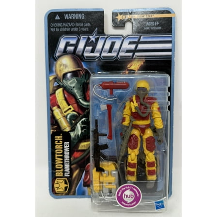 Hasbro G.I. Joe Blowtorch Action Figure with Weapons & Accessories, Pursuit of Cobra