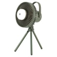 thumbnail image 2 of Camelion Rechargeable Camping Fan with LED Light – 2-in-1 Quiet Fan & Dimmable Light, USB & Battery Powered, Tripod Base, 2 of 11