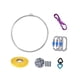 thumbnail image 4 of Aro de gimnasia Lyra Hoop de 80 cm con placa fija y bolsa de almacenamiento, aro de para fitness, bucle giratorio para pies, acrobacia aérea,, 4 of 8