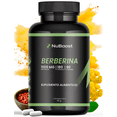 thumbnail image 1 of Nuboost Berberina Suplemento 500 mg 180 Cápsulas Sin OMG Certificado USDA MADE IN USA, 1 of 7