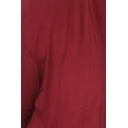 thumbnail image 5 of Women's Plus Size Solid Open Draped Front Long Sleeve Relaxed Cardigan, 5 of 5
