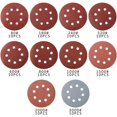 thumbnail image 2 of Disques de Ponçage Polyvalents pour Art et Menuiserie, Attache à Crochets et Boucles, Applications Multiples, 100 Pcs (125Mm), 2 of 8