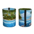 thumbnail image 2 of Naloa Island And Coral Reef Car Trash Can Garbage Car Accessories Trash Can Car Waste Bin for for Driver and Passenger Any Vehicle, 2 of 7