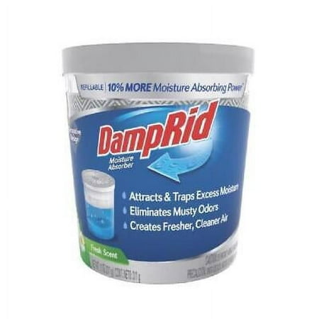 4pk DampRid FG01FSSB Fresh Scent Moisture Absorber, 11 oz
