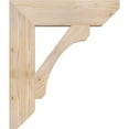 thumbnail image 3 of Ekena Millwork 5 1/2"W x 24"D x 28"H Legacy Slat Smooth Bracket, Douglas Fir, 3 of 4