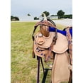 thumbnail image 3 of Resistance Western Horse Barrel Saddle Leather With Free Tack set, 3 of 6