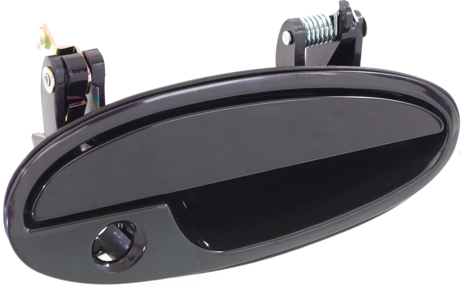 Replacement ARBP462111 Exterior Door Handle Compatible with 2000-2005 Buick LeSabre Pontiac Bonneville Front, Right Passenger Smooth Black