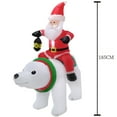 thumbnail image 3 of XFGOU full dolls Toys and Hobbies Christmas Toys Ring Outdoor or Indoor Decor Inflatable Game Santa Toss Inflatable Toy Inverted Wobbler, 3 of 7