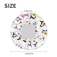thumbnail image 4 of KLL Cute Dog Pattern Shower Cap & Bath Cap for Women,Reversible Oversized Waterproof Shower Caps for all Hair Lengths,Elastic Reusable Bathing Hair Cap, 4 of 6