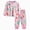 H01-Pink, variant on TOWED22 Toddler Baby Girl Outfits Ruffle Long Sleeve Print Tops Flare Pants Set Toddler 2Pcs Fall Winter Clothes Size:3-4 Y,Color:Black