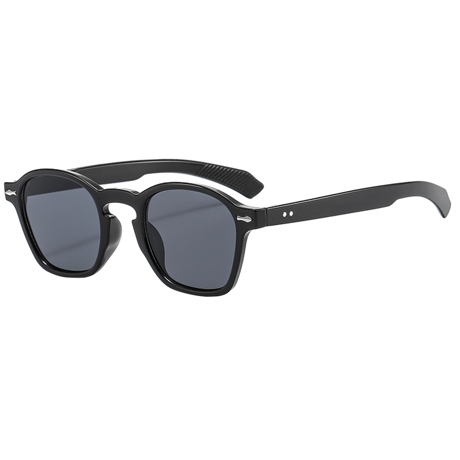 Siminsem HD Polarized Sunglasses for Men Women Under $8 Classic Round Frame Retro Fashion UV400 Sun Glasses with Spring Hinges for Driving Outdoors